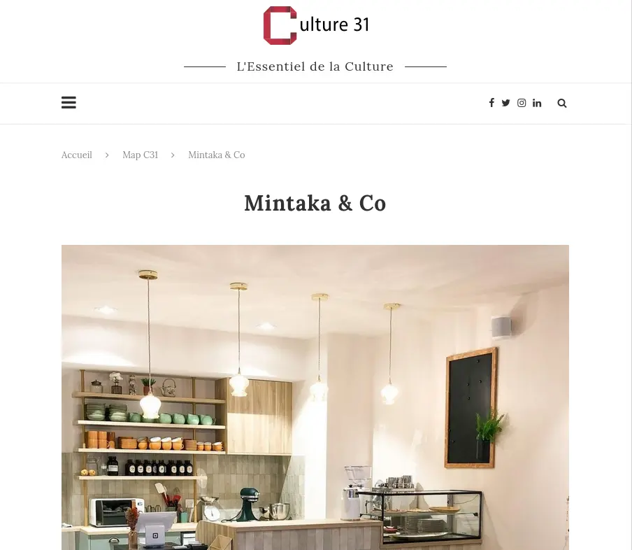 Mintaka & Co – Un café mais aussi une boutique